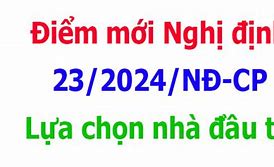 Điểm Mới Nghị Định 69 2024